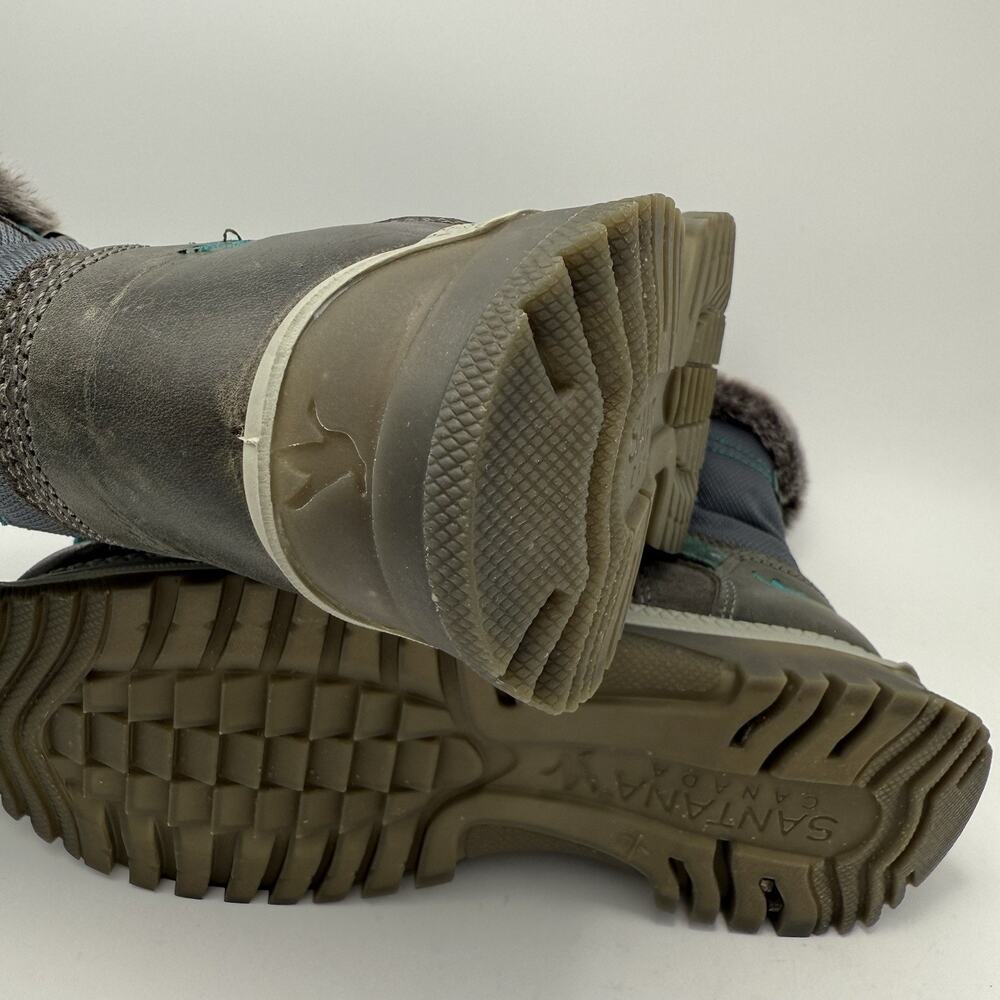 Womens Santana Canada MIO Gray Weatherproof Winter Snow Boots Size 40, 7 US EUC - Picture 8 of 9
